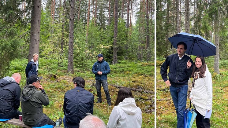 EU-kommissionär på Sverige besök