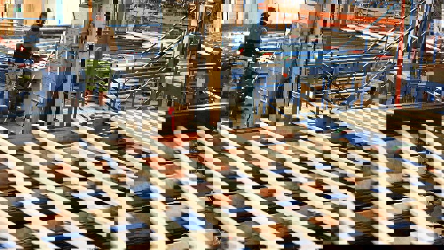 virkessortering på sågverk