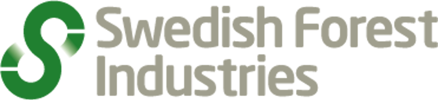 skogsindustriernas engelska logotyp i grönt